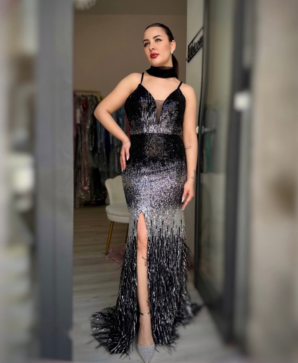 •	“Silver Noir”