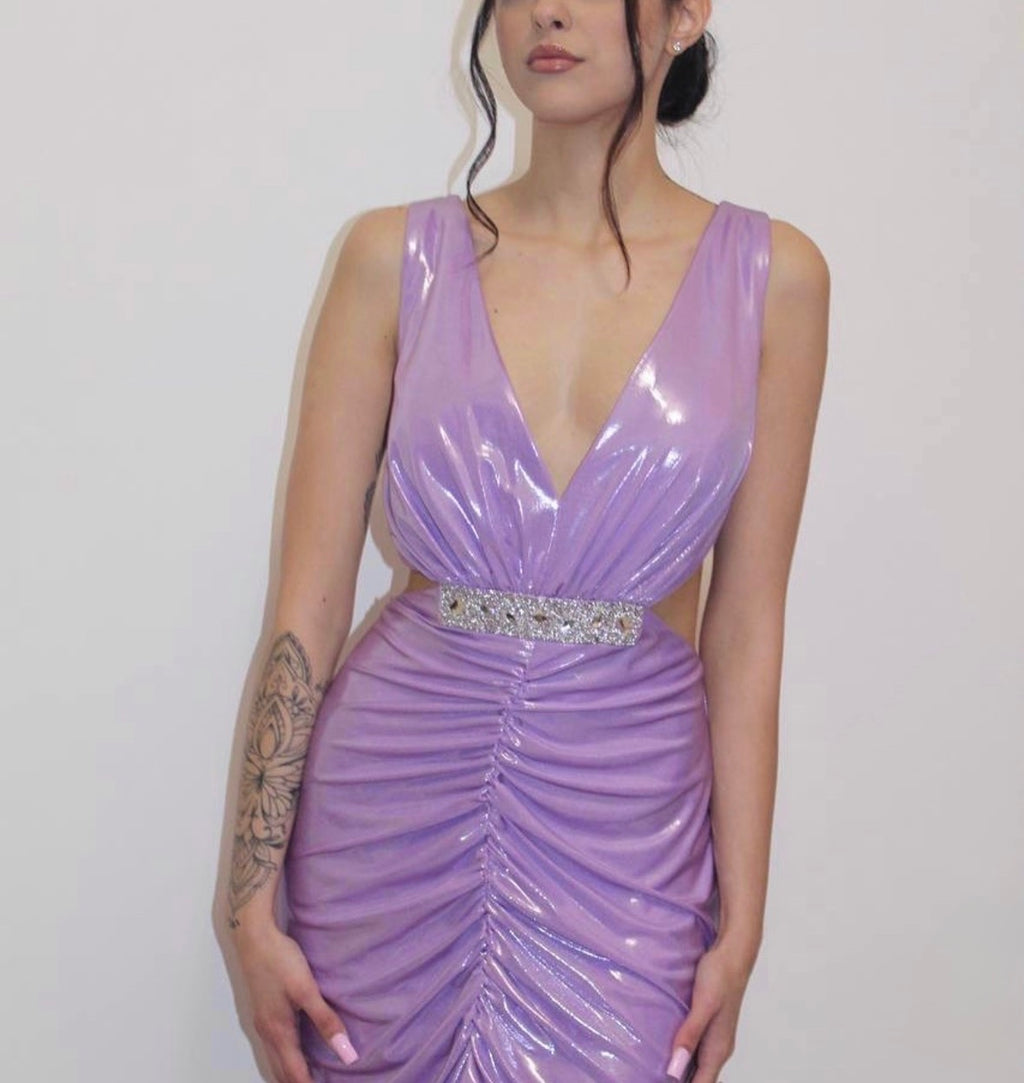•	Violet Glow Gown