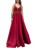 Ruby Elegance Gown